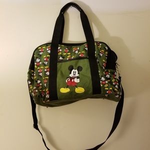 Disney Vintage Mickey Mouse Monogram Dufflebag Bag